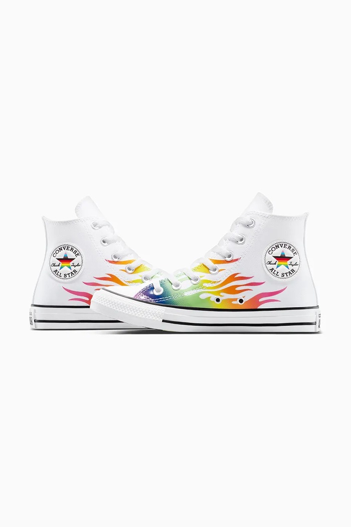 Kecky Converse Chuck Taylor All Star Pride bílá A15780C