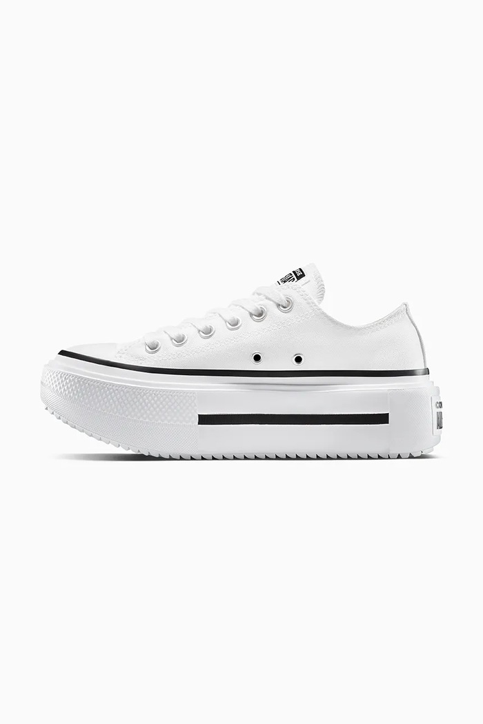 Ниски кецове Converse Chuck Taylor All Star Lift Double Stack A15491C бял