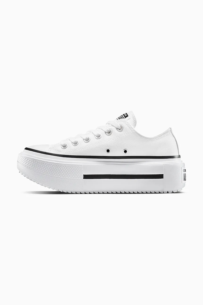 Ниски кецове Converse Chuck Taylor All Star Lift Double Stack A15491C бял