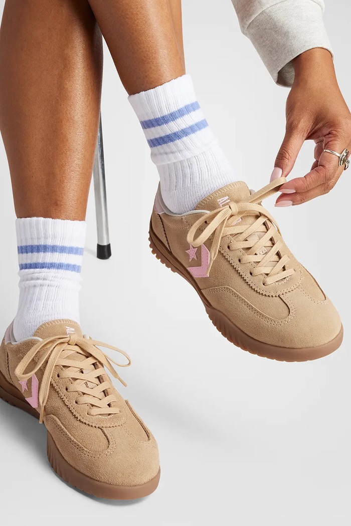 Semišové tenisky Converse Run Star Trainer A15088C