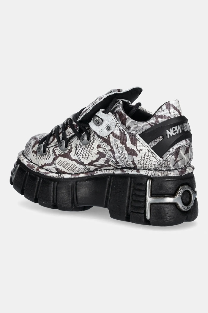 Παπούτσια Δερμάτινα sneakers New Rock M.120N.C59 γκρί