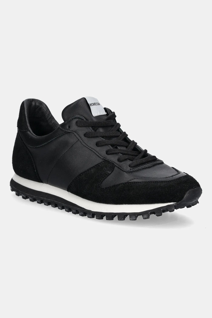 Δερμάτινα sneakers Novesta Marathon Leather λείο δέρμα μαύρο N879003.01Y13Y615