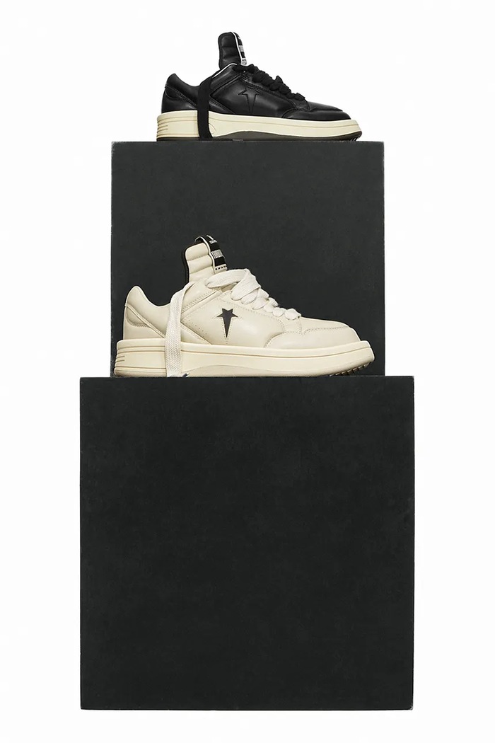 Converse TURBOWPN Low Rick Owens DRKSHDW Black Cloud Cream DC01EX063.A12R0