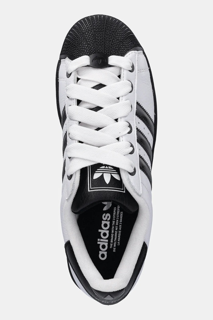 Leather sneakers Superstar II adidas Originals JQ3208 white
