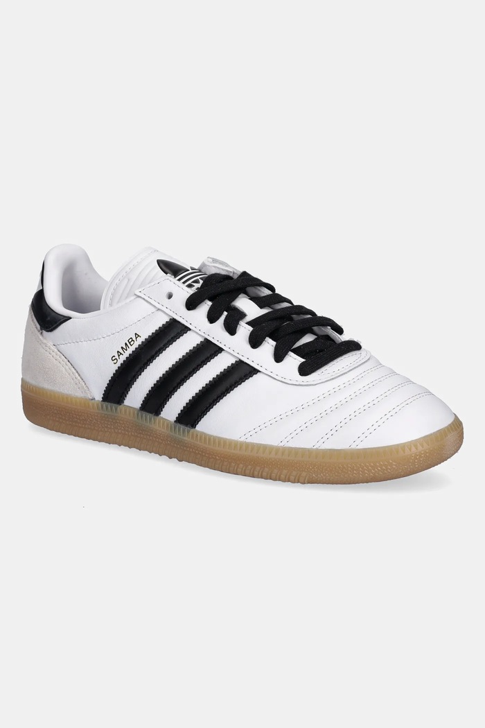 Δερμάτινα sneakers adidas Originals Samba JP λείο δέρμα λευκό JQ9055