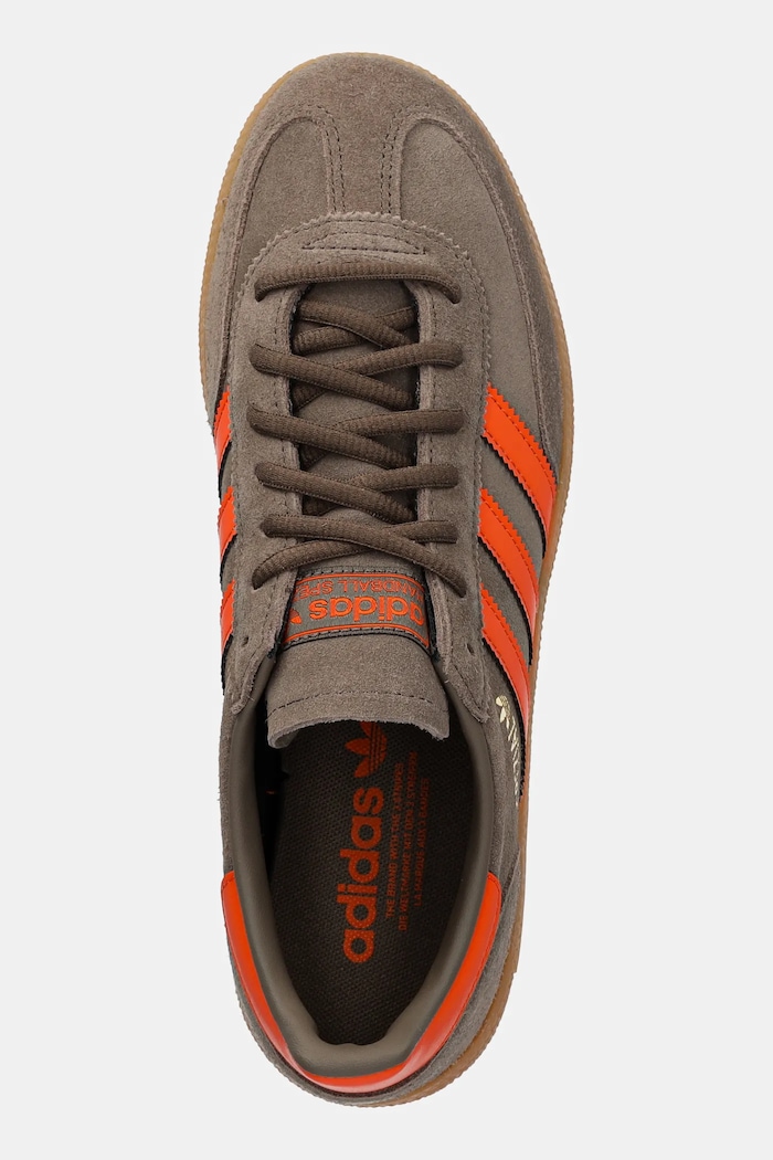Tenisice od brušene kože adidas Originals Handball Spezial smeđa JR3846