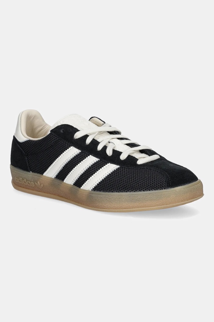 Sneakers adidas Originals Gazelle Indoor Pro λείο δέρμα μαύρο JR8837