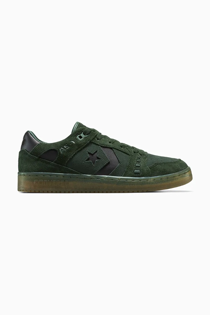 Semišové tenisky Converse Cons As-1 Pro Suede Gum Sole syntetický zelená A11921C