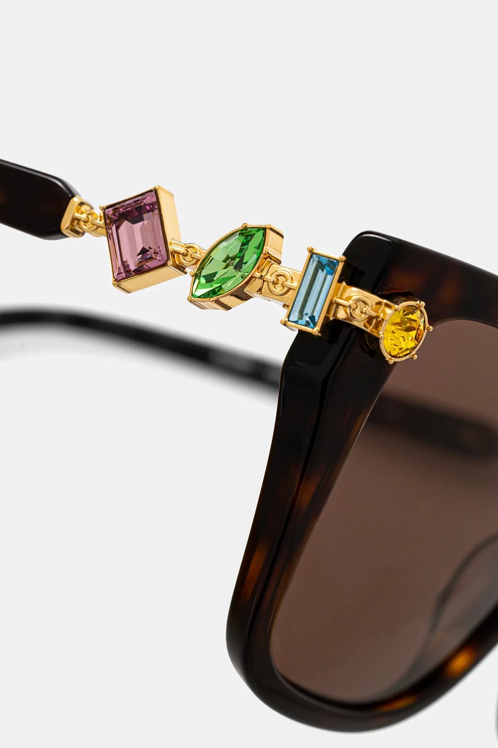 Akcesoria Swarovski okulary przeciwsłoneczne GEMA 5724510 czarny