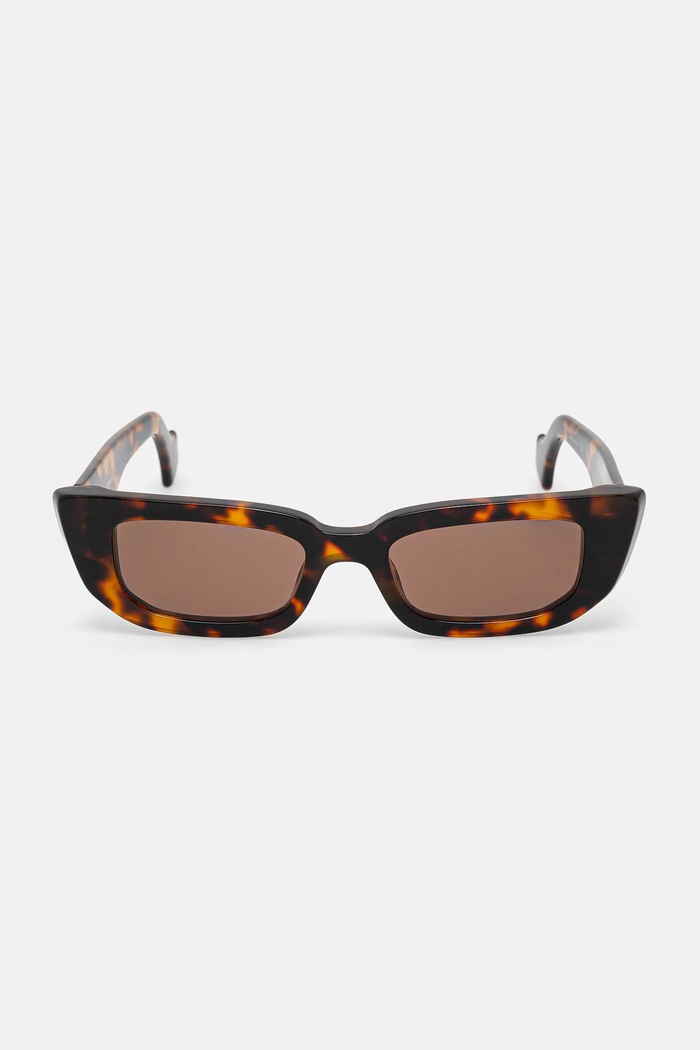 AMBUSH okulary przeciwsłoneczne Nova Sunglasses 12115066 brązowy SS25