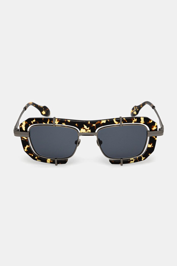 Akcesoria JW Anderson okulary przeciwsłoneczne Jwa03 Geometric EW0009.FA0426.093 brązowy