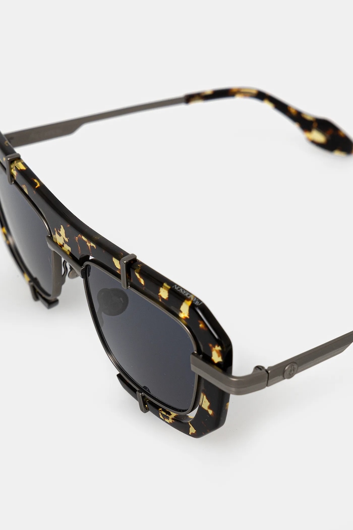 JW Anderson okulary przeciwsłoneczne Jwa03 Geometric brązowy EW0009.FA0426.093