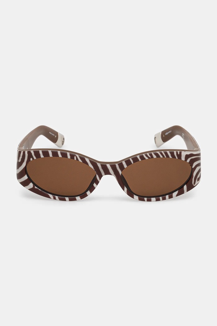 Аксессуары Солнцезащитные очки Jacquemus OVALO JAC4C11SUN коричневый