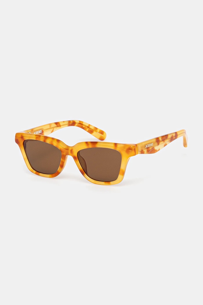 Jacquemus ochelari de soare CARRE JAC109C4SUN maro SS25