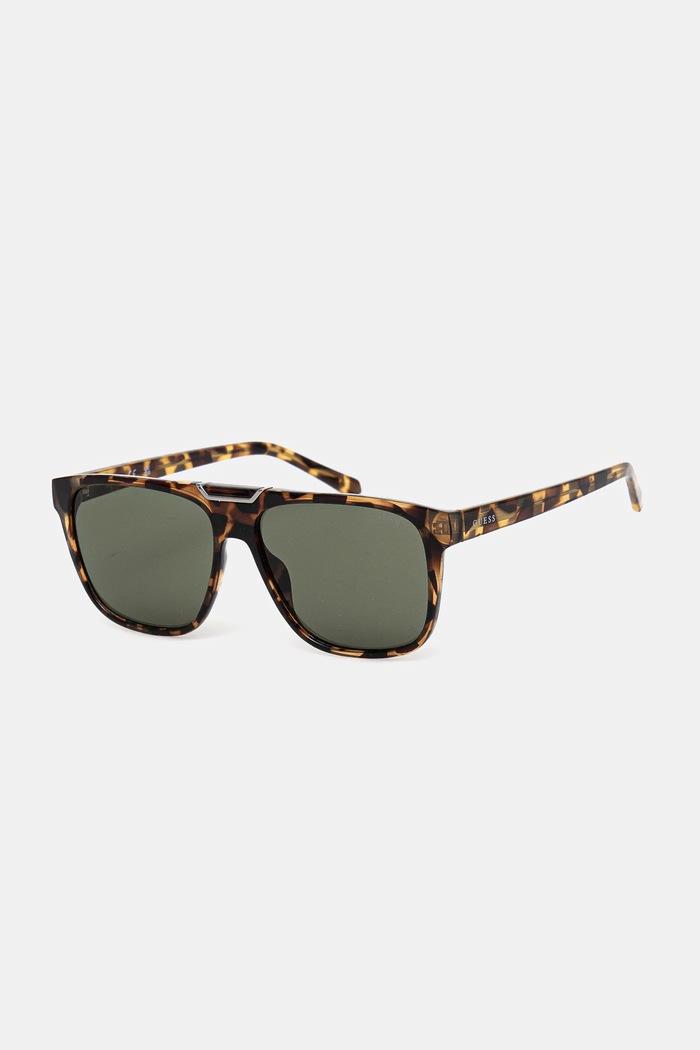 Sunčane naočale Guess pravokutne smeđa GU00056.53N