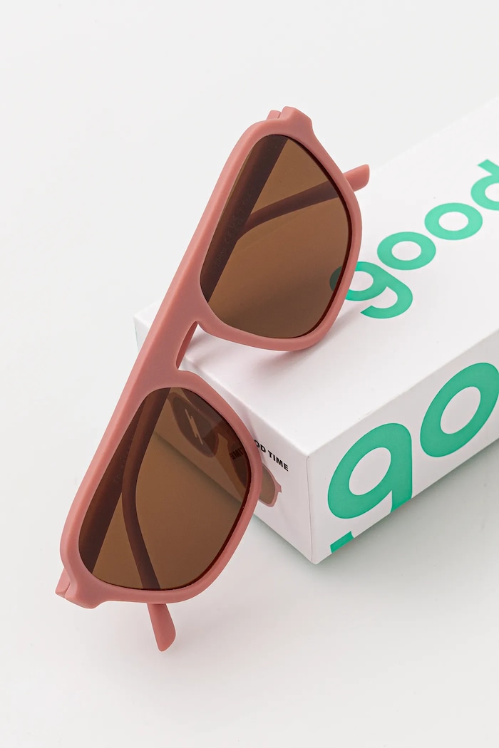 Akcesoria Goodr okulary Threaten Me With Good Time G00433 różowy