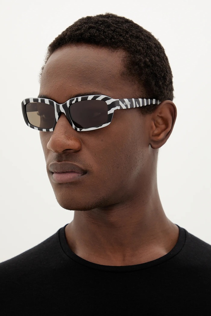 Jacquemus ochelari de soare MARINO JAC64C5SUN negru SS25