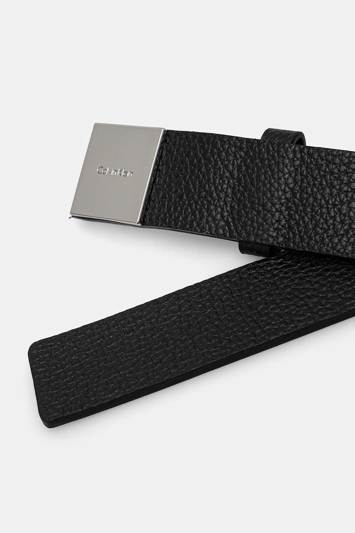 Kožený pásek Calvin Klein K60K612867 černá SS25