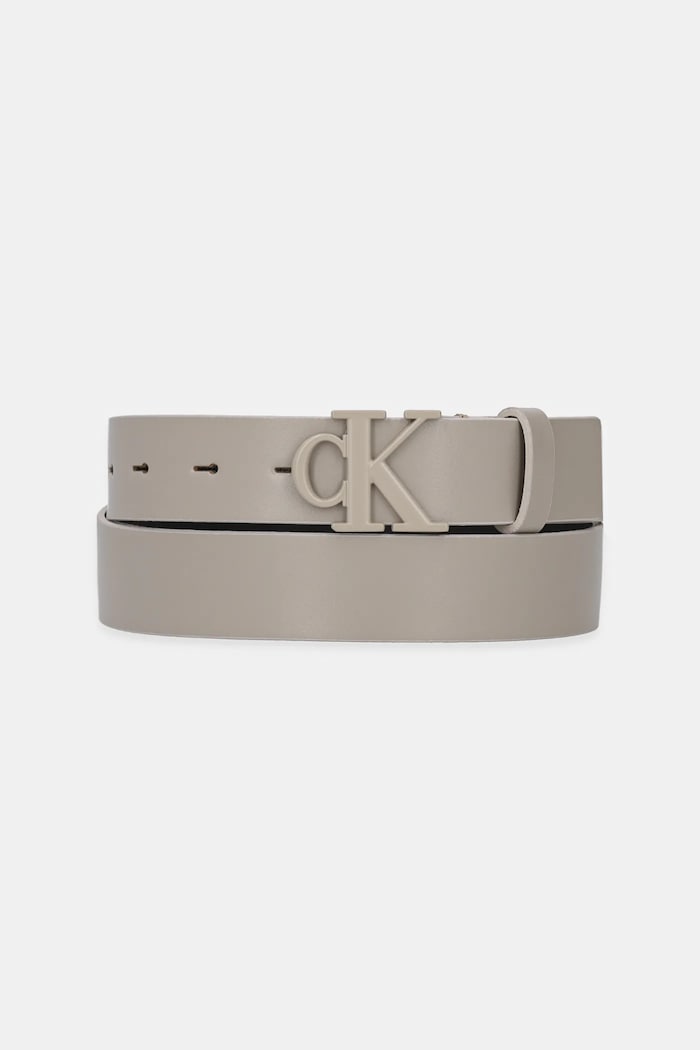 Calvin Klein Jeans curea de piele bej K60K613125