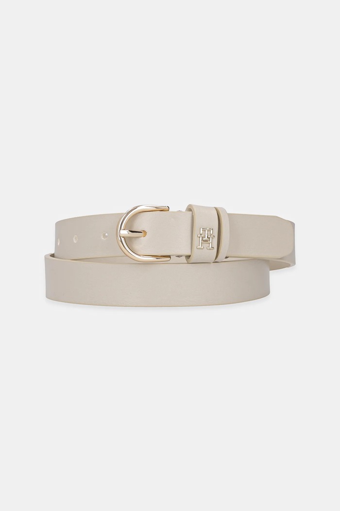 Tommy Hilfiger opasok dámsky kožený béžová AW0AW16836