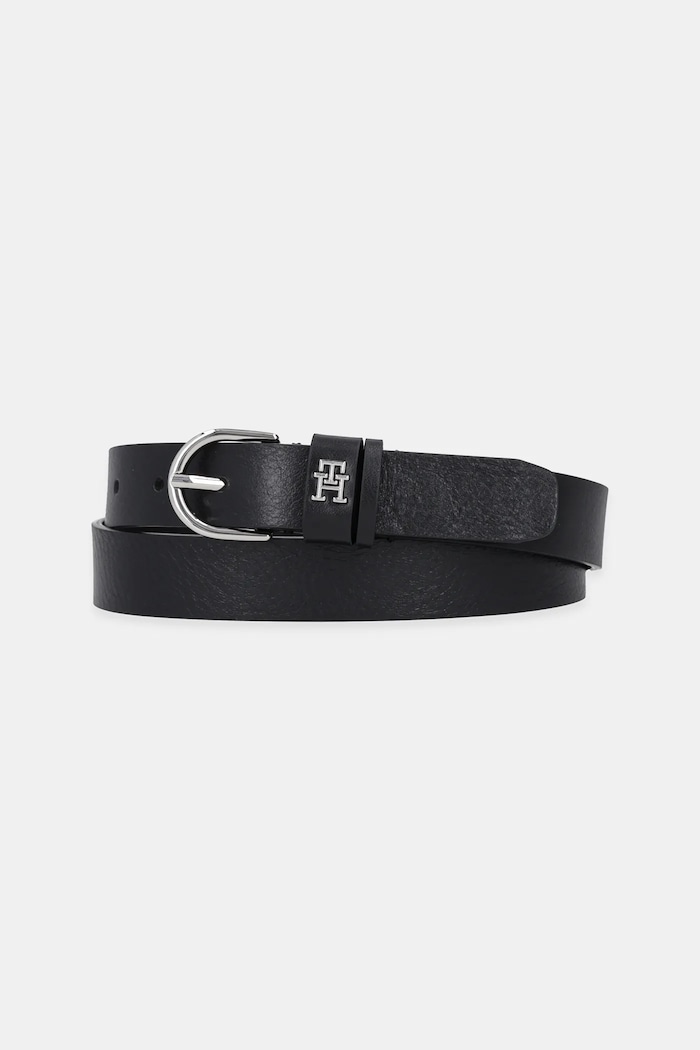 Tommy Hilfiger pásek dámský kožený černá AW0AW17279