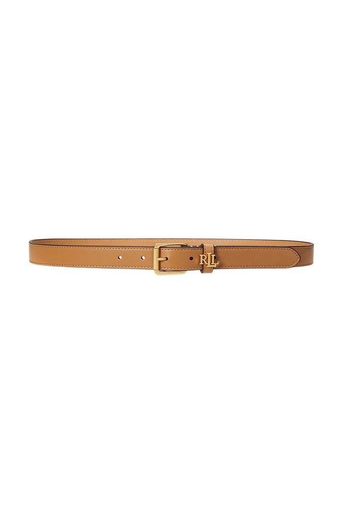 Lauren Ralph Lauren pásek dámský kožený béžová 412968763