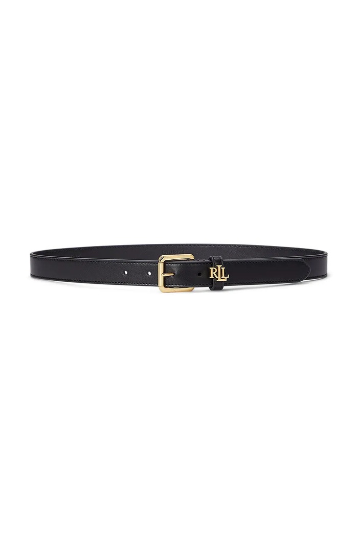 Lauren Ralph Lauren curea pentru femei din piele negru 412968763