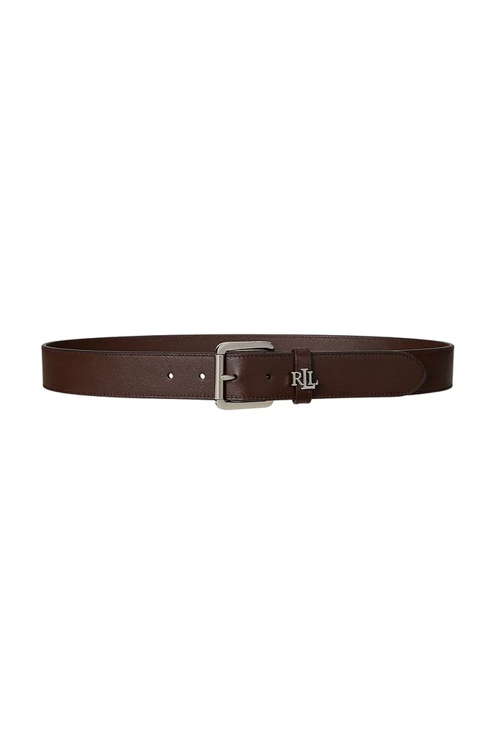 Lauren Ralph Lauren Ζώνη γυναικεία δερμάτινη καφέ 412968765