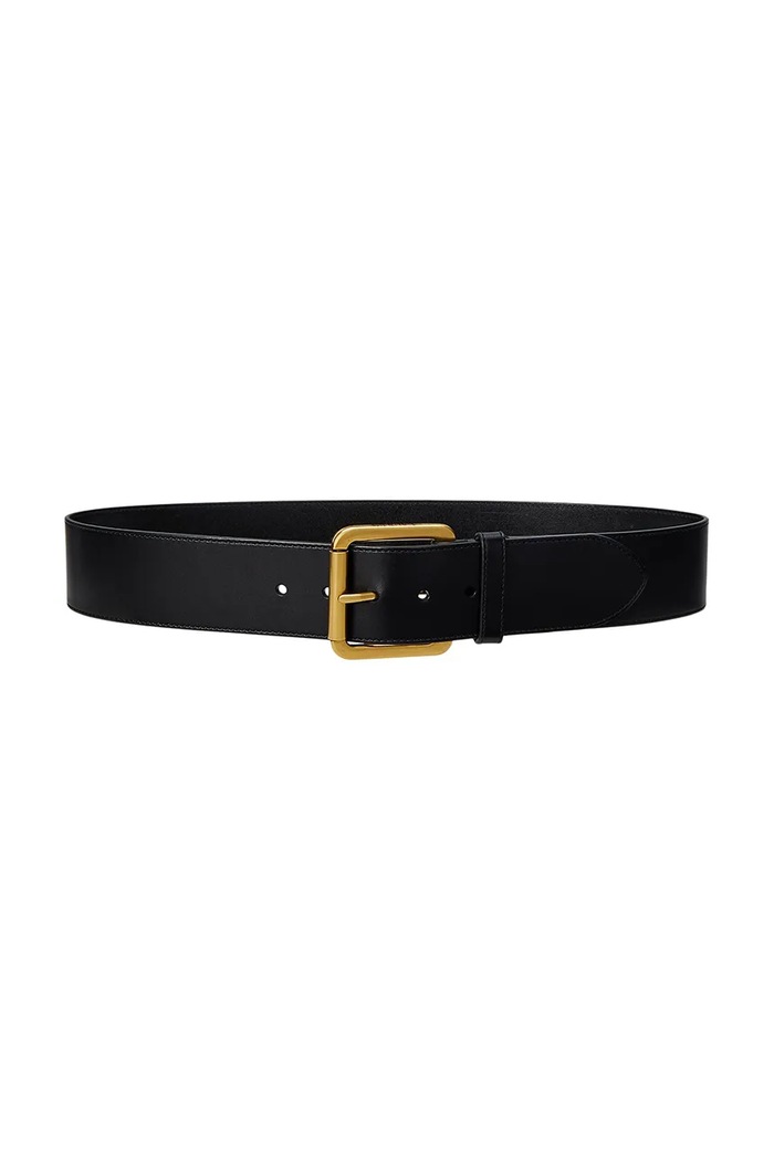 Kožený pásek Lauren Ralph Lauren černá 412959139