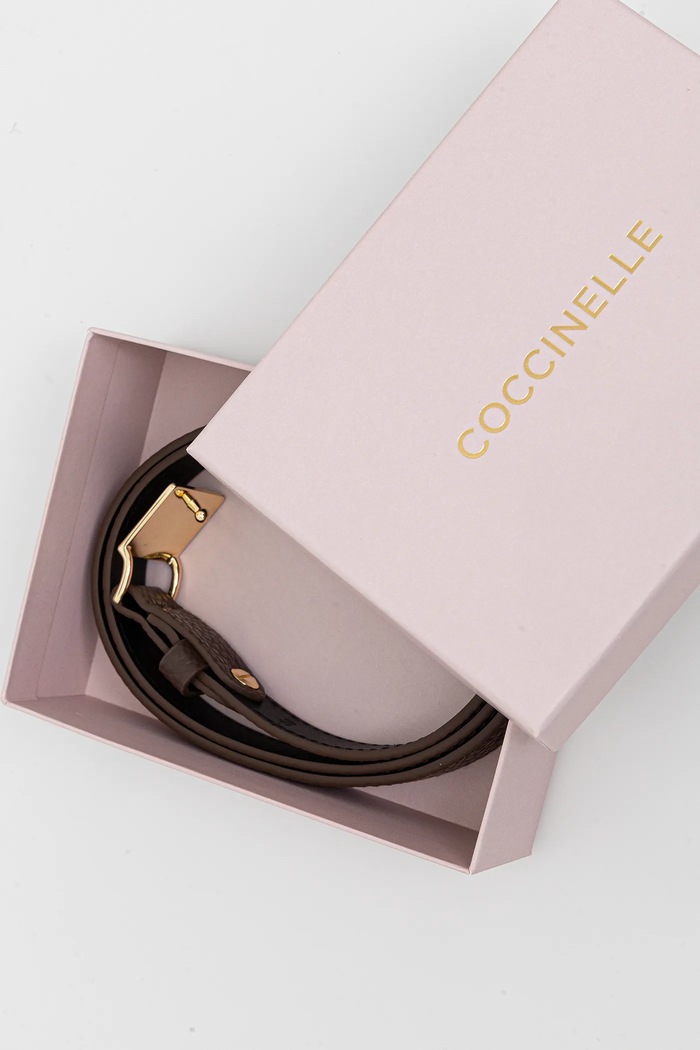 Accesorii Coccinelle Curea de piele E3.SSL.11.04.01 maro