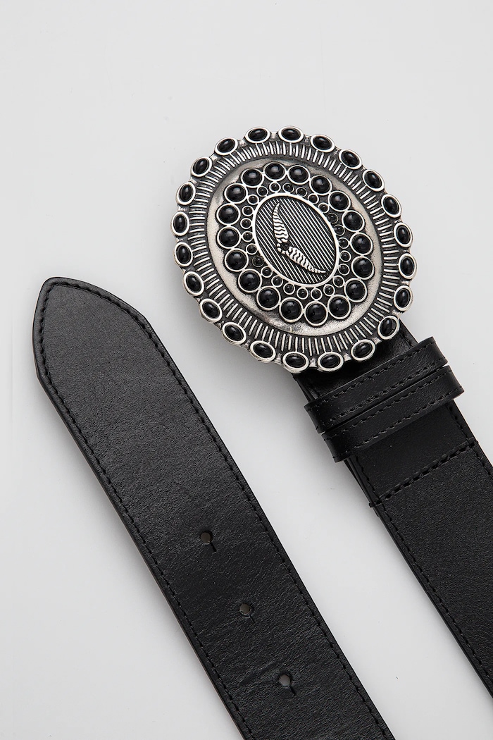 Usnjen pas ZADIG&VOLTAIRE LWBT00279.19W.001 črna SS25