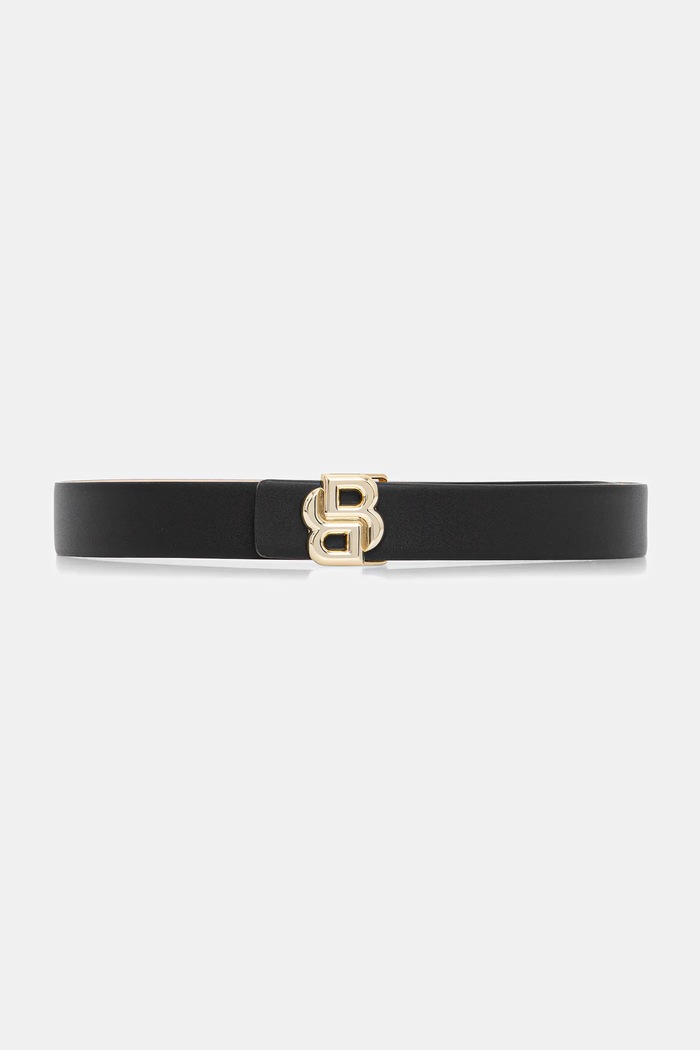 BOSS curea reversibilă pentru femei din piele B_Icon-G_Sr30_pgr negru 50542193