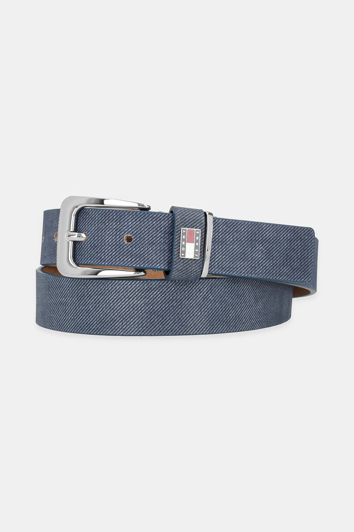 Tommy Jeans Kožni remen Tommy Jeans plava AW0AW17393