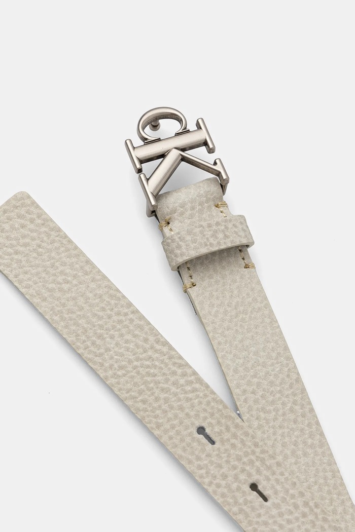 Usnjen pas Calvin Klein Jeans LV04K7003G bež SS25