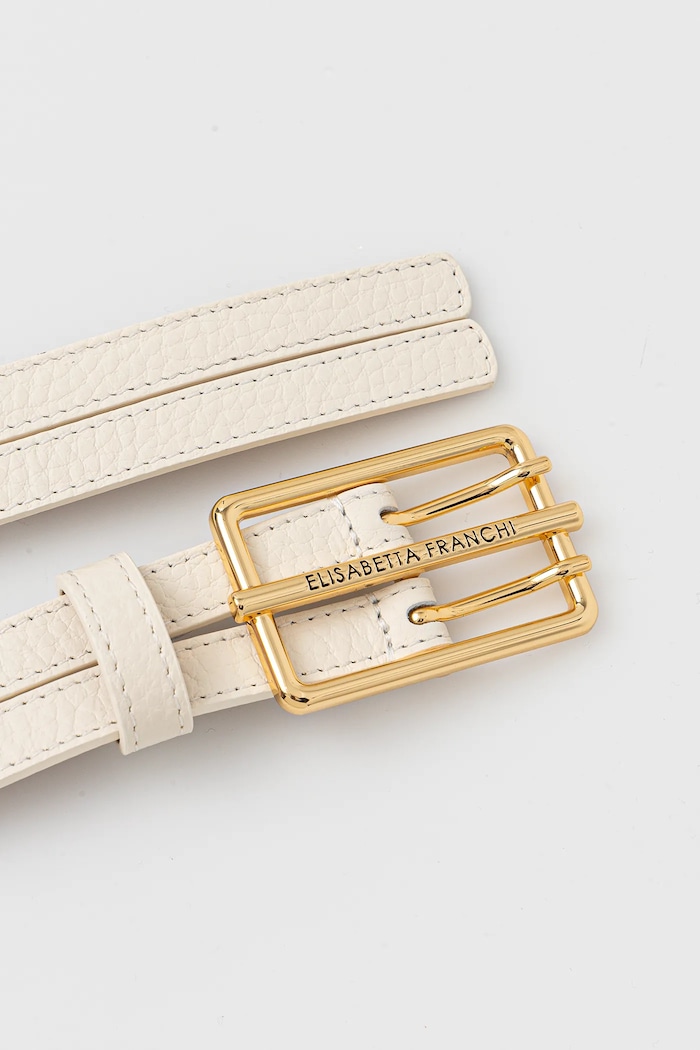 Elisabetta Franchi cintura CT32S52E2 beige SS25