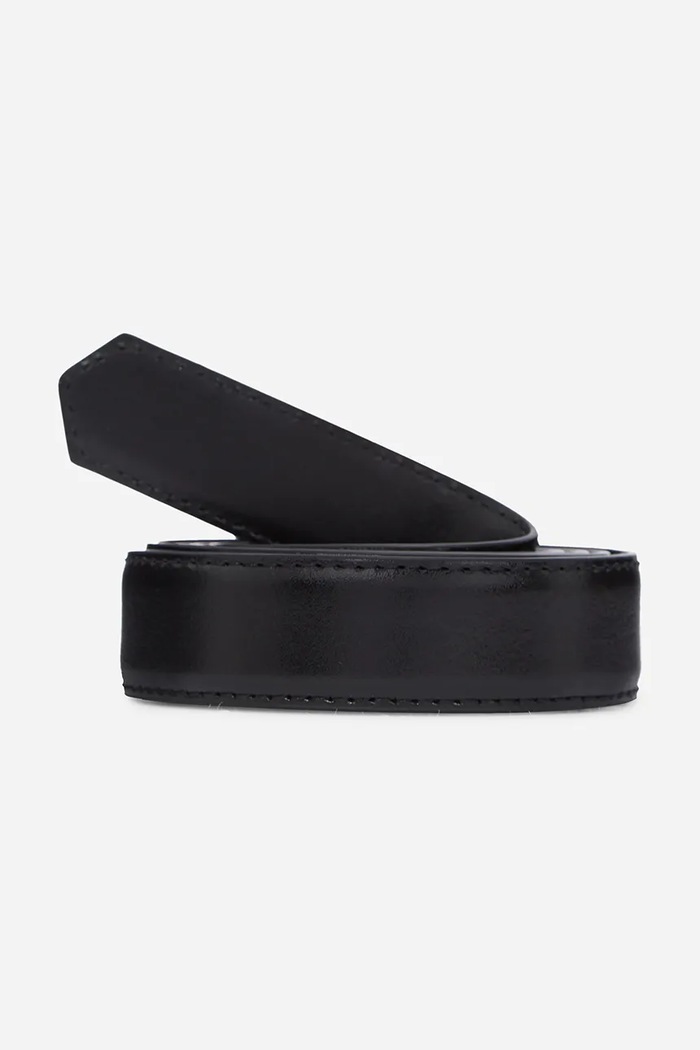 Usnjen pas Karl Lagerfeld A2W33051 črna SS25