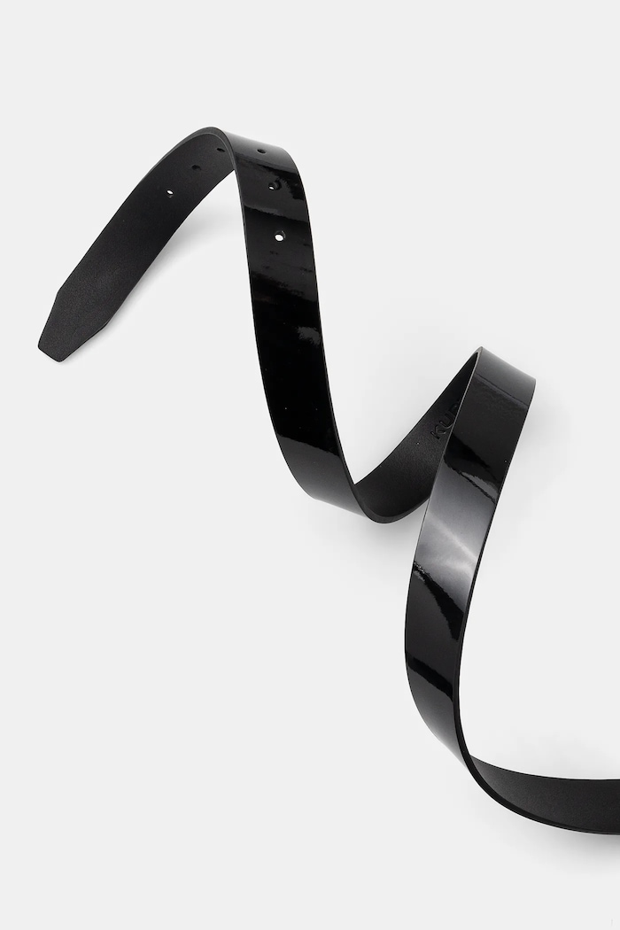 Kožený pásek Kurt Geiger London 30 MAYFAIR BELT 758409309 černá SS25