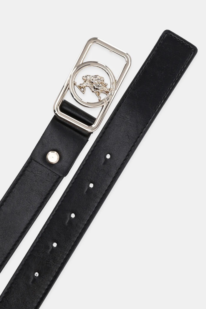 Ζώνη U.S. Polo Assn. Gardena AEUGC2637WAJ μαύρο SS25