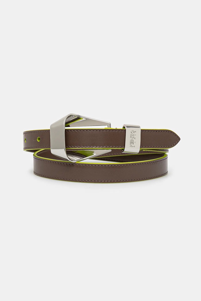 Kožený pásek Kenzo hnědá FE62CE040L03.10