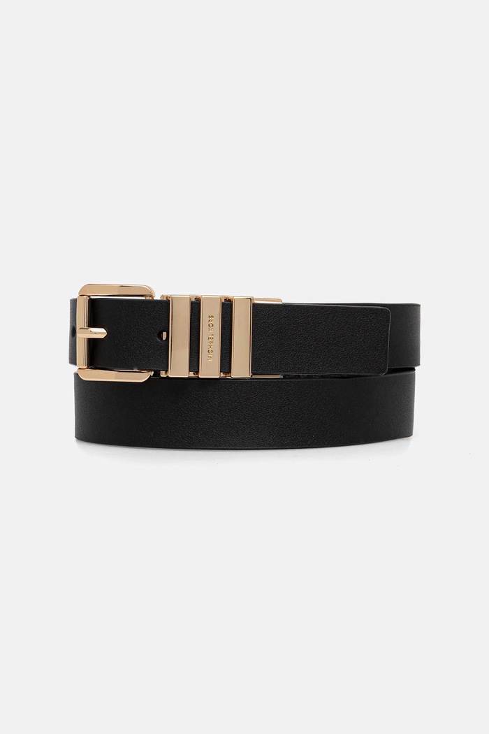 MICHAEL Michael Kors curea cu două fețe sintetic negru 559179