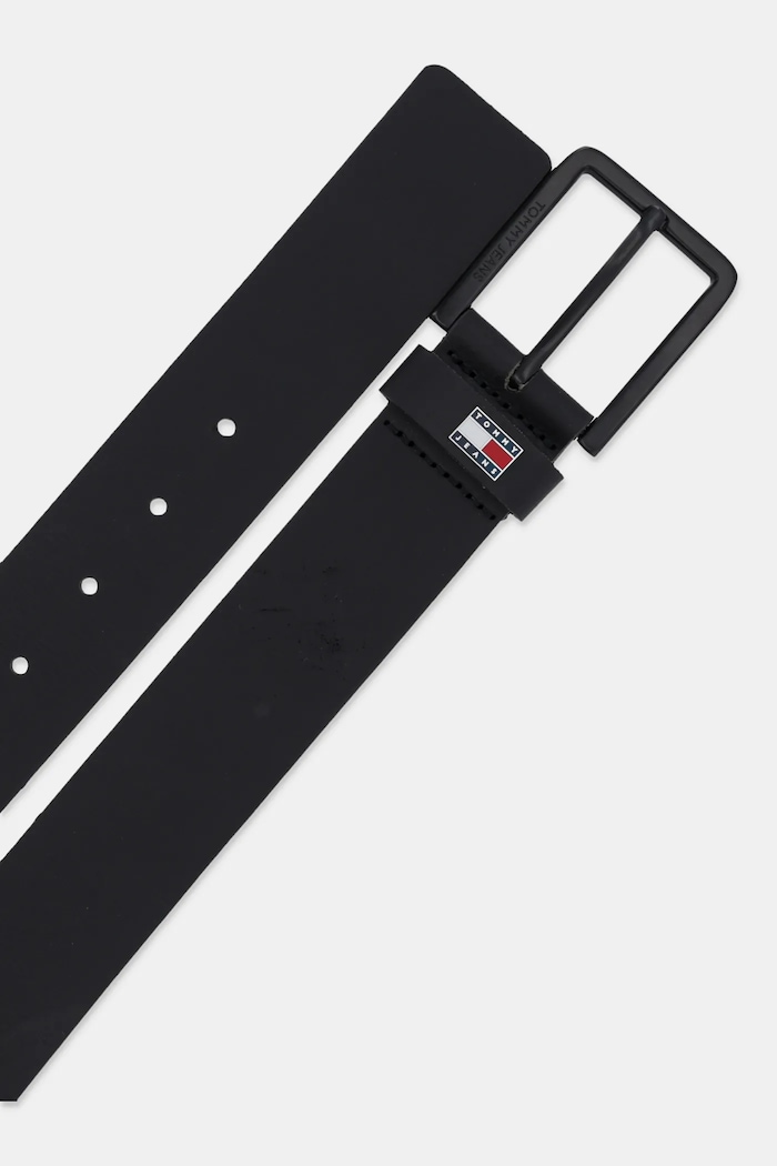 Kožený pásek Tommy Jeans AM0AM12928 černá SS25