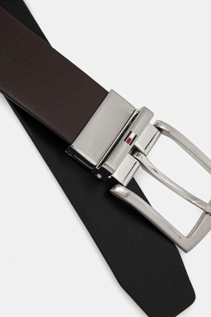 Doplňky Kožený pásek Tommy Hilfiger AM0AM13012 hnědá