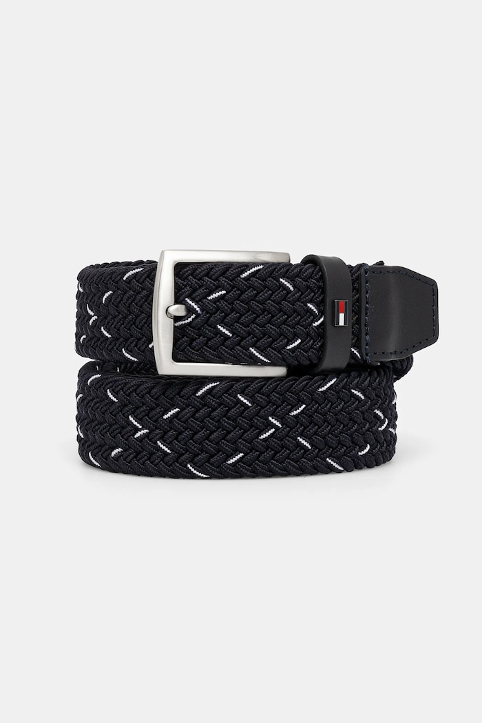 Remen Tommy Hilfiger tekstil mornarsko plava AM0AM13013