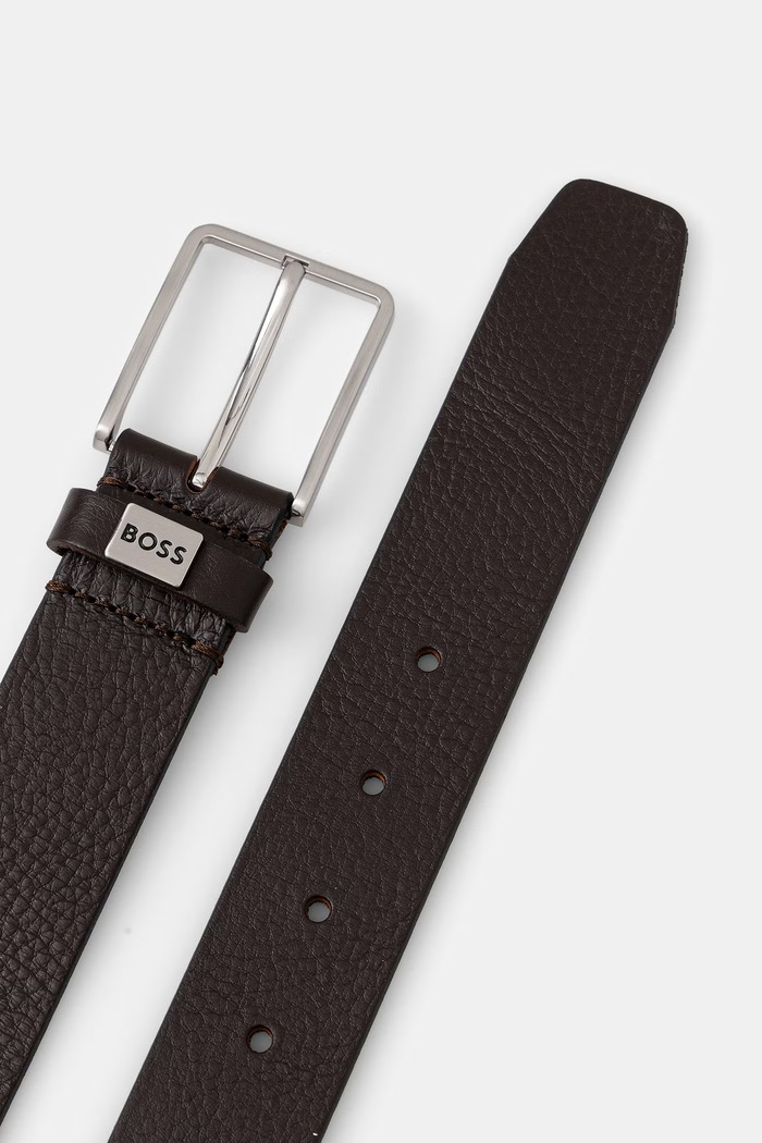 BOSS ремень для мужчин кожаный Elio_Sz35 50529898 коричневый AW25