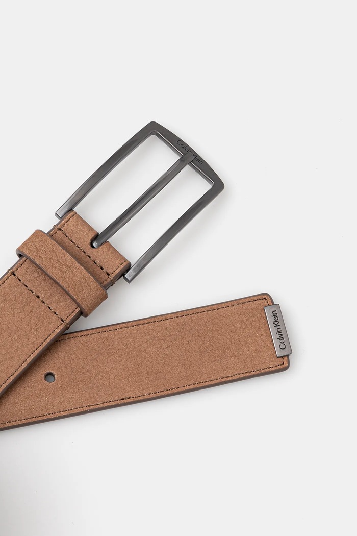 Kožený opasok Calvin Klein K50K512649 hnedá SS25