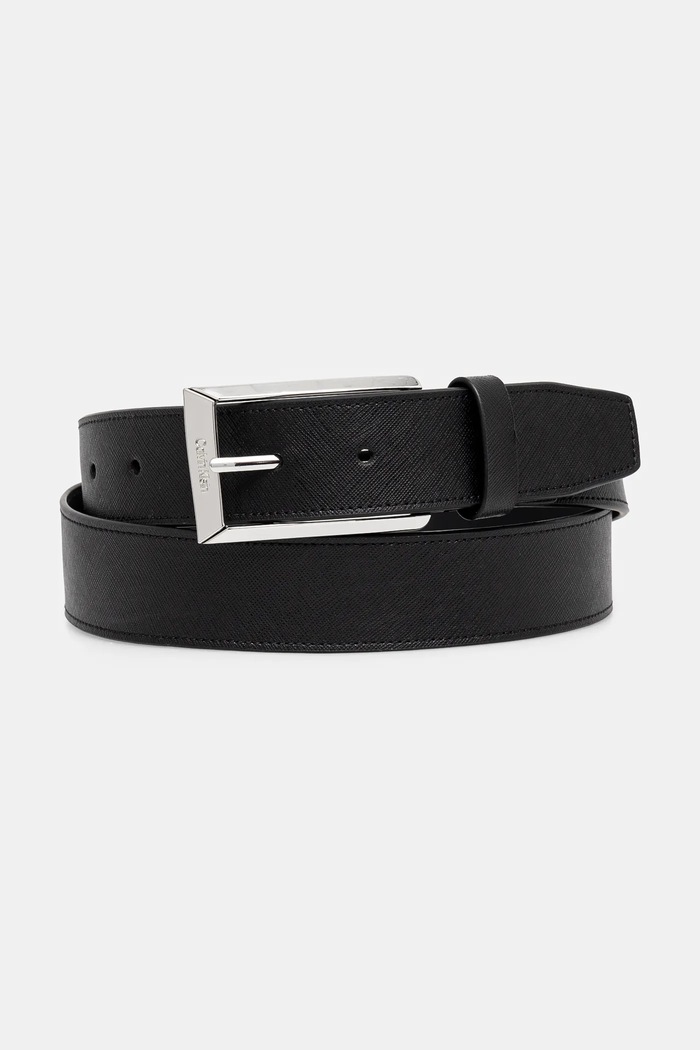 Calvin Klein Oboustranný kožený pásek Calvin Klein černá K50K512659