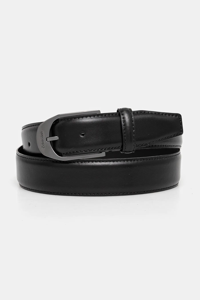 Oboustranný kožený pásek Calvin Klein černá K50K512668