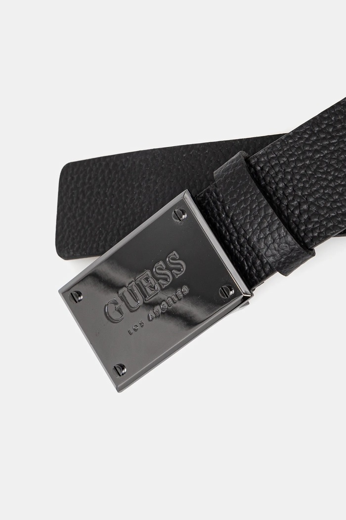 Kožený pásek Guess BMGRTU.P5140 černá SS25