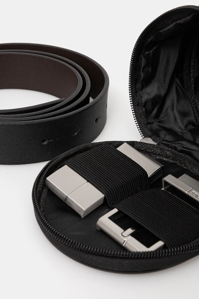 Accesorii BOSS Curea reversibilă pentru bărbați din piele 50537100 negru
