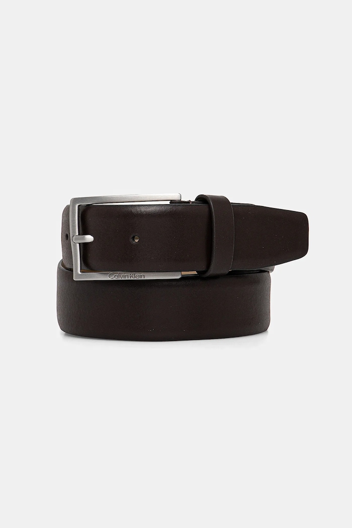 Calvin Klein pasek skórzany brązowy K50K512833